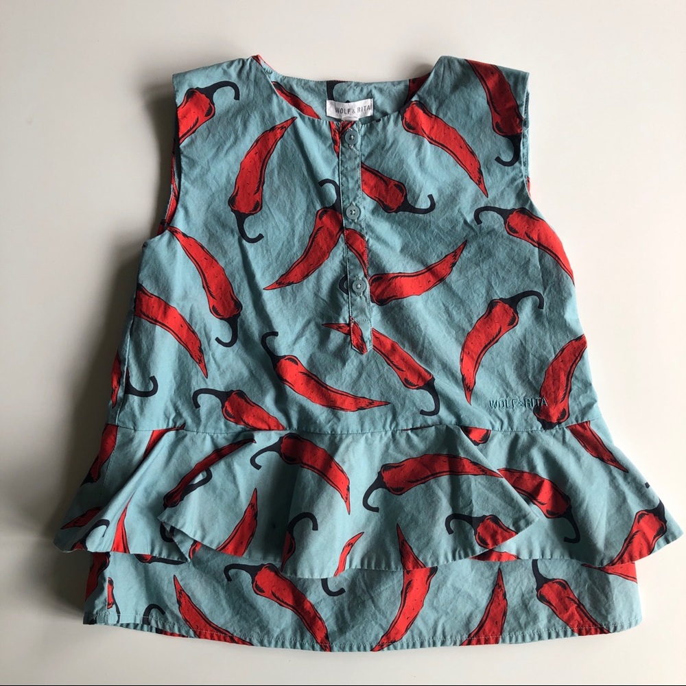 Wolf & Rita hot pepper girls tunic/dress